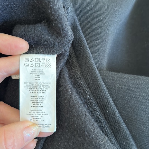 Michael Kors men’s quarter zip black long sleeve pullover sweater XL - Picture 5 of 5